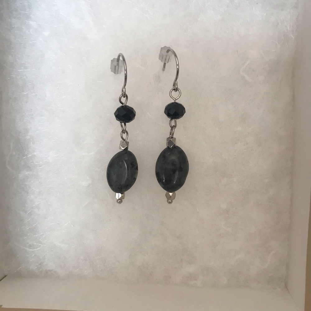 Black Dangle Earrings